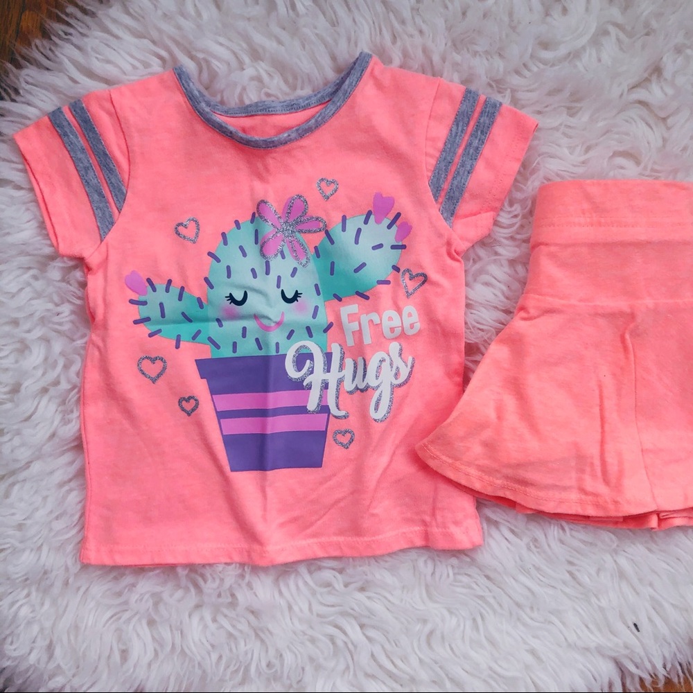 Cute cactus two piece outfit